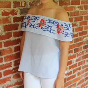 OTS Embroidery top
